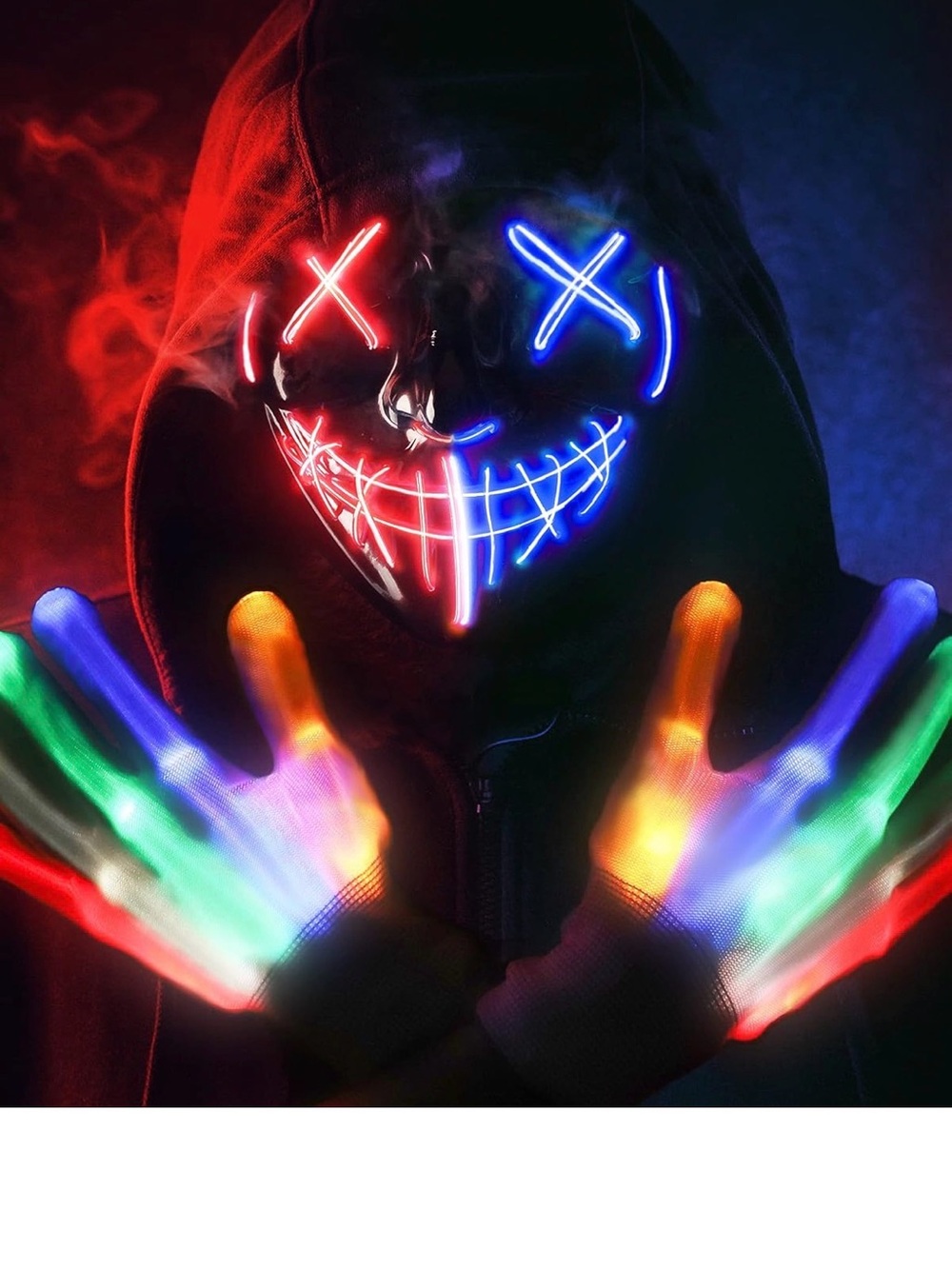 STONCH Halloween Glow Mask & gloves set.